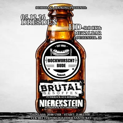 Bockwurschtbude & Brutal Besoffen & Nierenstein